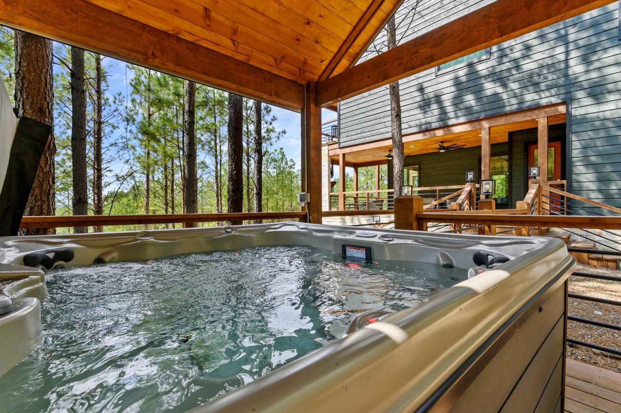 Hochatown Luxury Home W Spa Slide Pool Table Stephens Gap Esterno foto